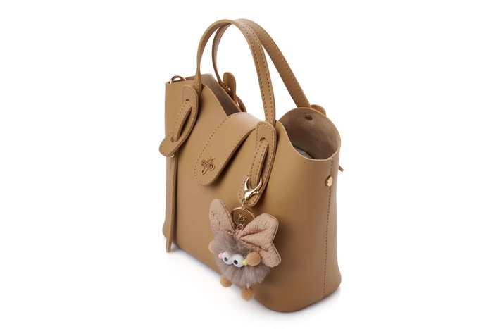 Lucky Bees Bolso de Hombro Camel Lucky Bees Bolso de Hombro Camel